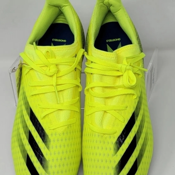 Adidas X Ghosted.3 FG Soccer Cleats Neon Green Black FW6948 Men’s Size 13 main image 6